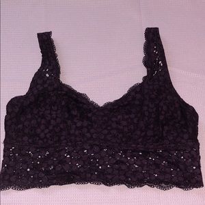 Maroon Lace Bralette